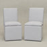 Diane Performance Dining Side Chair with Casters - Covered Dining Chair | Dining Chairs without Arms | Kinwell Furniture | Performance Fabric Chairs